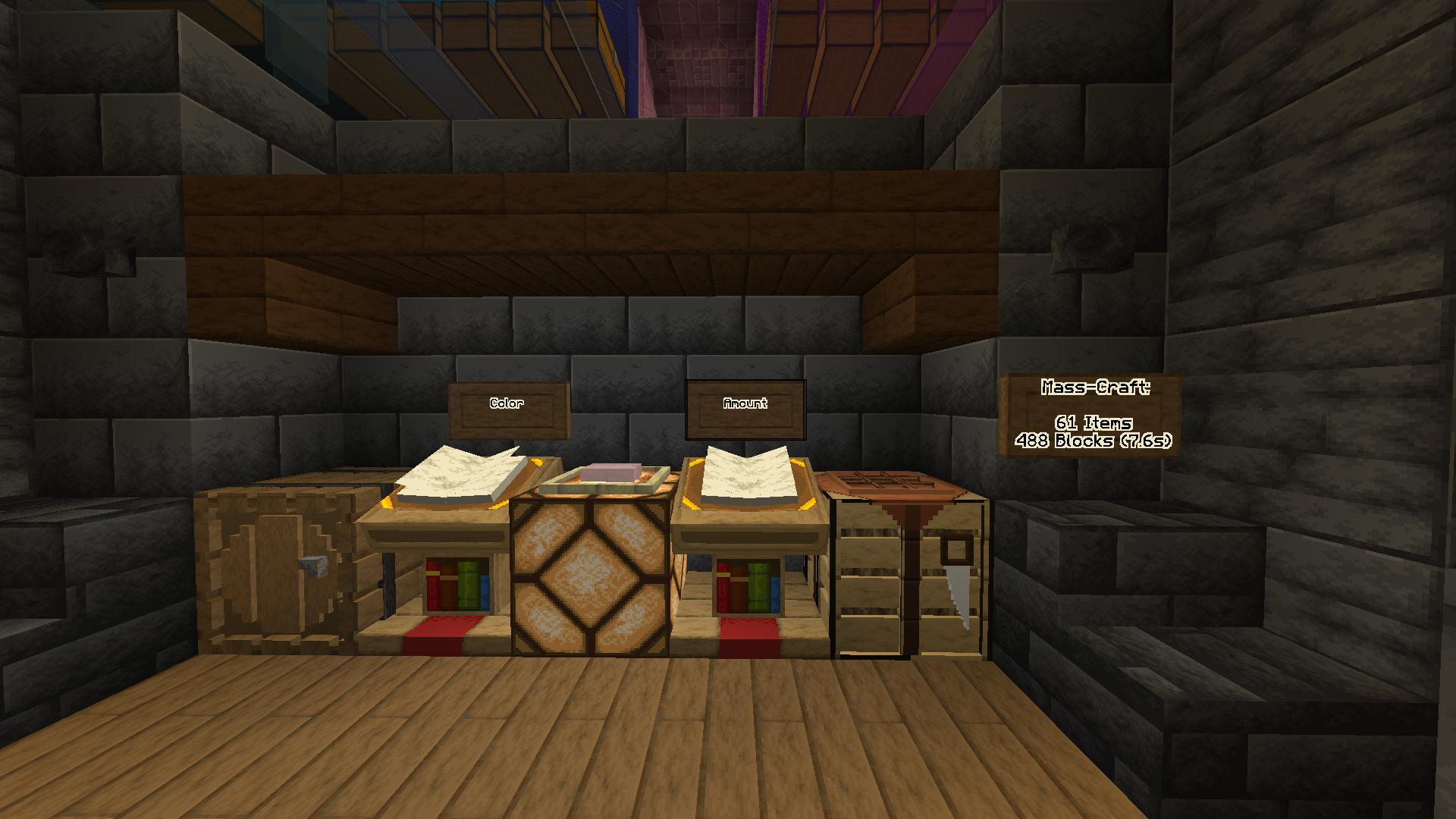 Colored Blocks/Items Auto Crafter – additional image